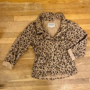 Obey Leopard Utility Jacket size S